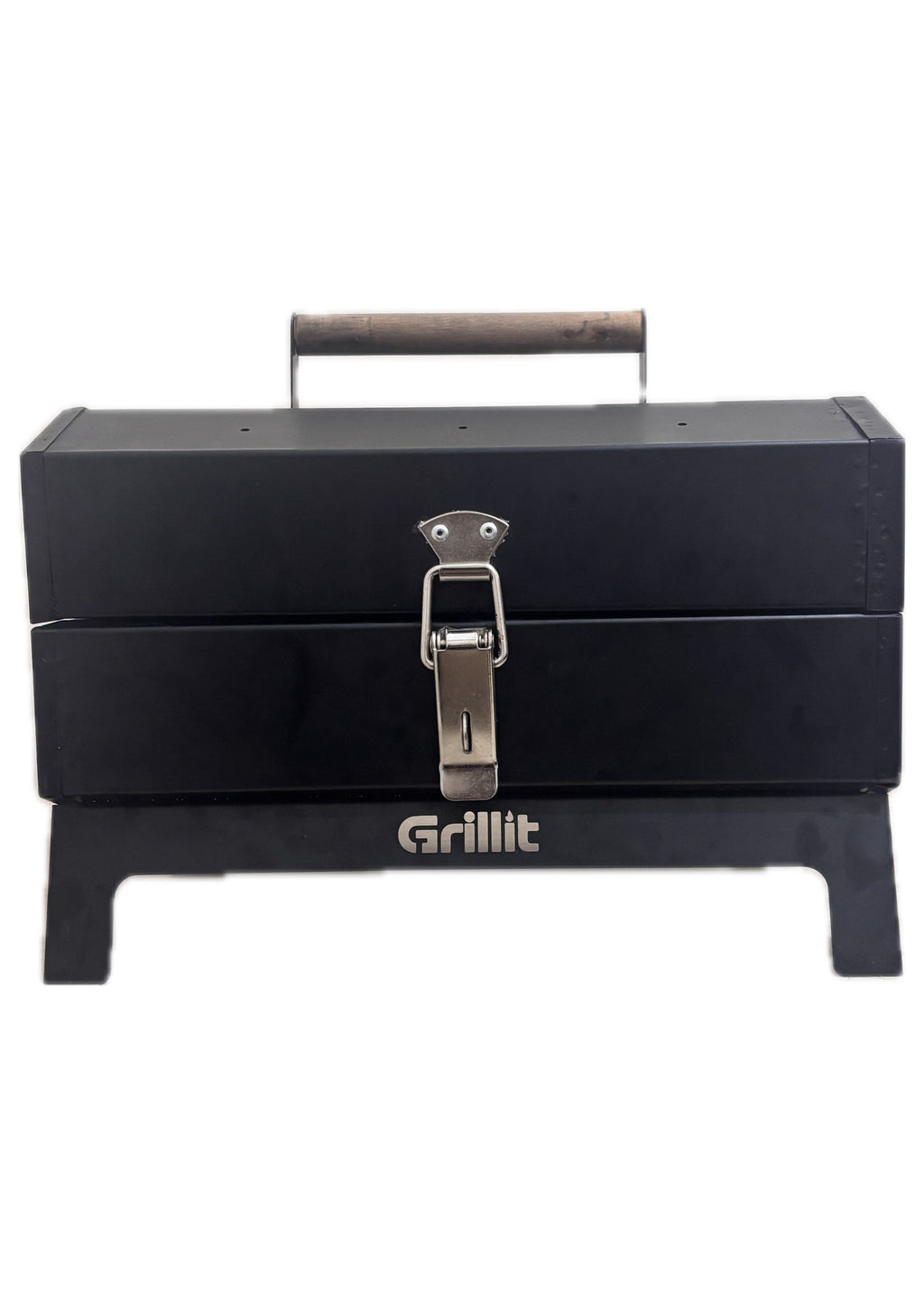 Barrel shape design of Grillit Double Barrel grill for even heat distribution