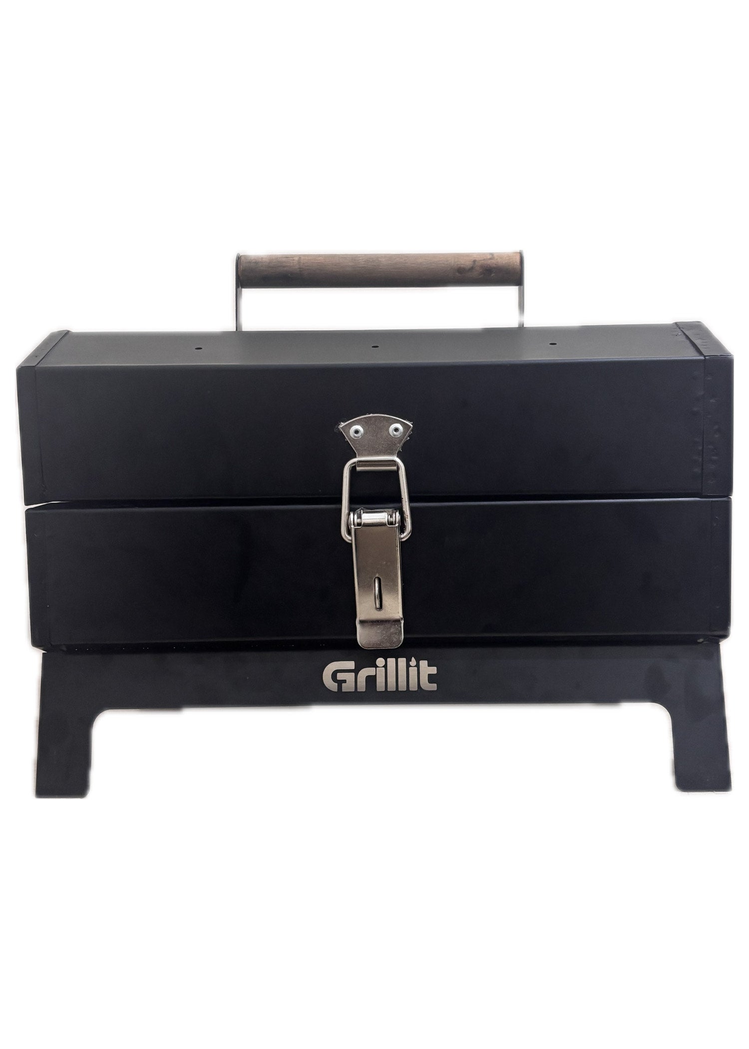 Barrel shape design of Grillit Double Barrel grill for even heat distribution