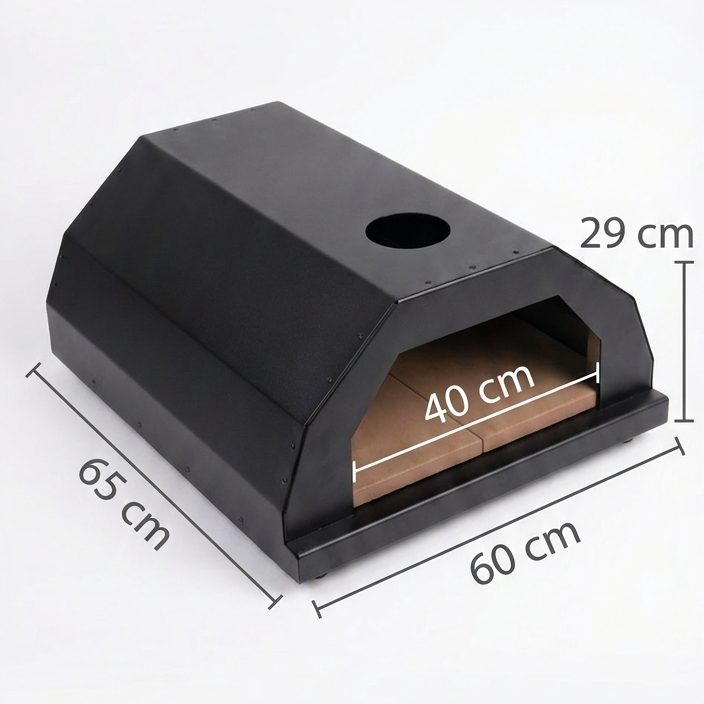 Grillit wood fired pizza oven 60x65 cm portable outdoor oven in Egypt